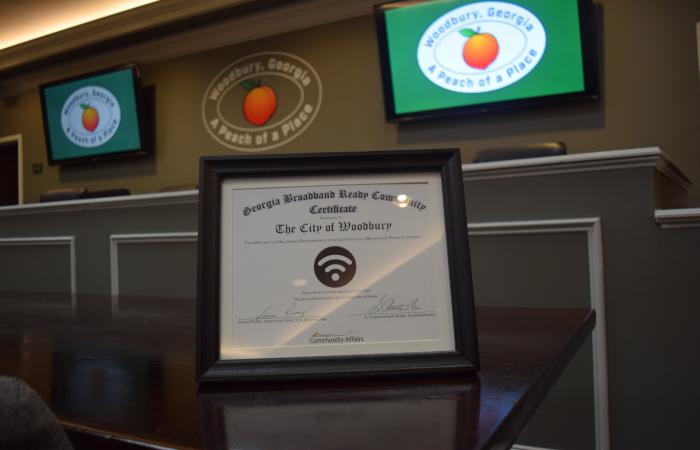 Woodbury mayor lauds partnerships for successful Broadband designation Woodbury mayor lauds partnerships for successful Broadband designation